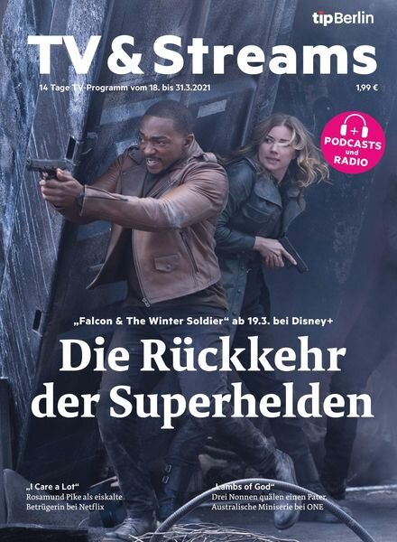 tipBerlin TV & Streams – 16 Marz 2021 Cover