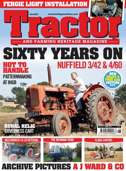 Tractor & Farming Heritage Magazine – Issue 216 – June 2021 Cover