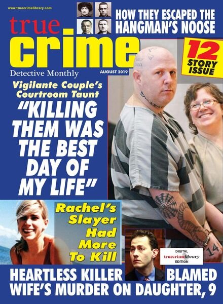 True Crime – August 2019 Cover