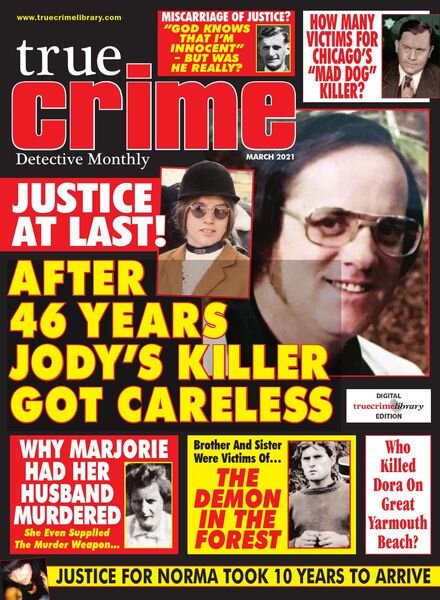 True Crime – March 2021 Cover
