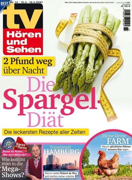 TV HOren und Sehen – 01 April 2021 Cover