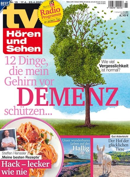 TV Horen und Sehen – 09 April 2021 Cover