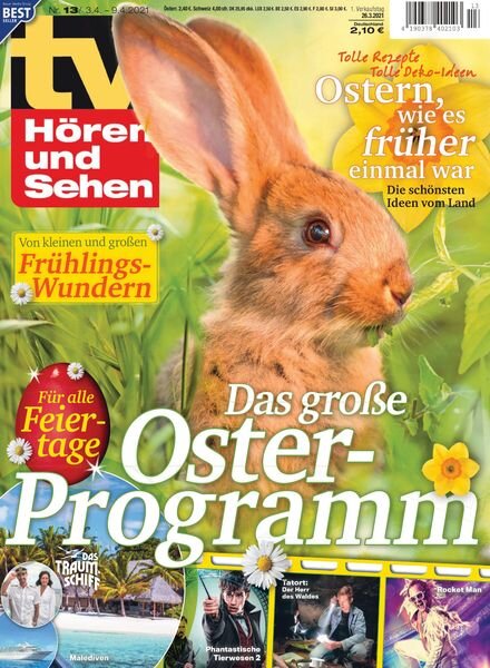 TV Horen und Sehen – 26 Marz 2021 Cover