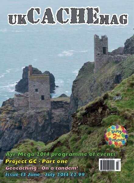 UK Cache Mag – Issue 13 – June-July 2014 Cover