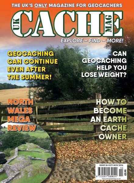 UK Cache Mag – Issue 26 – October-November 2016 Cover