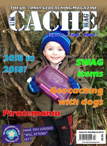 UK Cache Mag – Issue 34 – February-March 2018 Cover