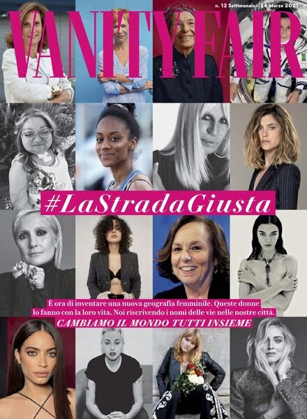 Vanity Fair Italia – 24 marzo 2021 Cover