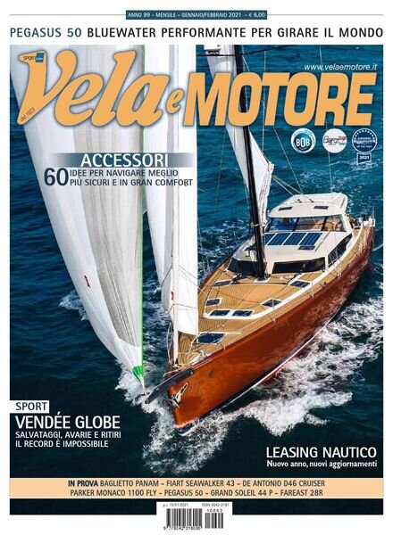 Vela e Motore – Gennaio-Febbraio 2021 Cover