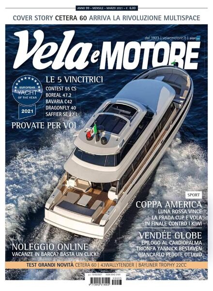 Vela e Motore – Marzo 2021 Cover