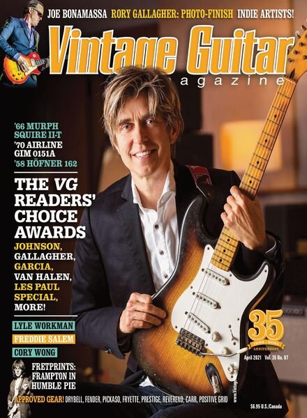 Vintage Guitar – April 2021 Cover