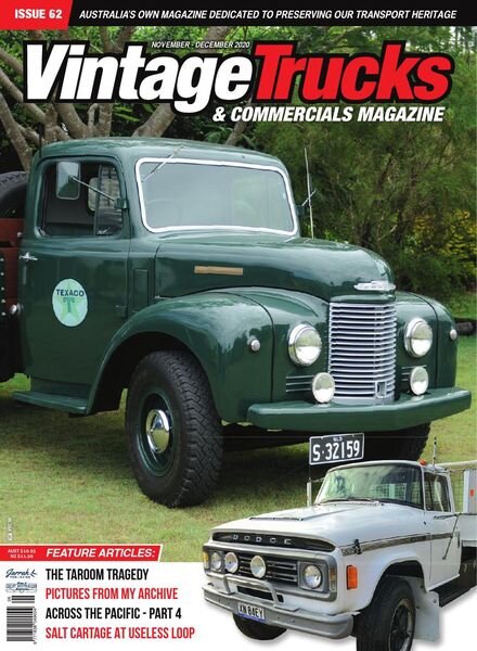 Vintage Trucks & Commercials – November-December 2020 Cover