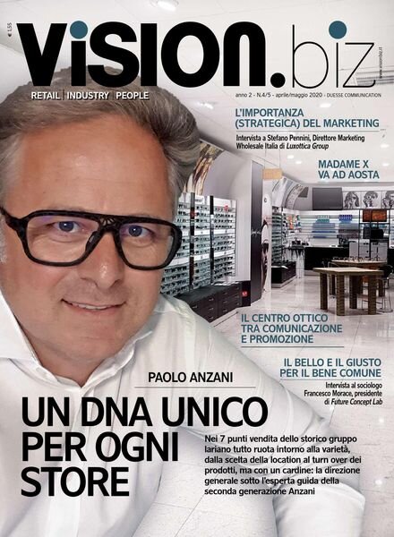 Vision.biz – Aprile-Maggio 2020 Cover