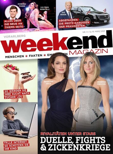 Weekend Magazin Vorarlberg – Nr 3 12-13 Marz 2021 Cover
