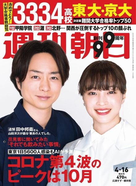 Weekly Asahi – 2021-04-05 Cover