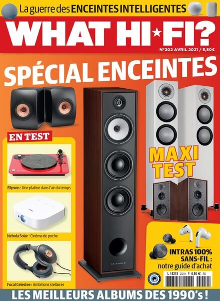 What Hifi France – avril 2021 Cover