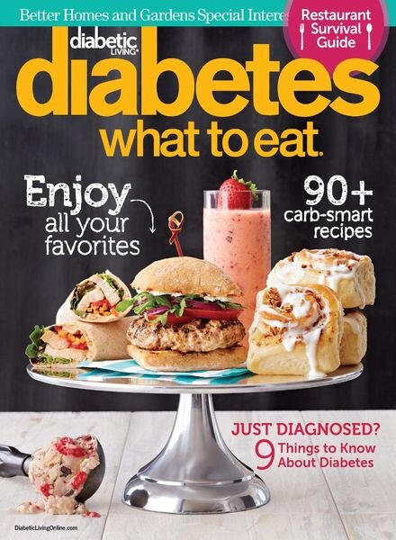 What to eat with Diabetes – March 2015 Cover