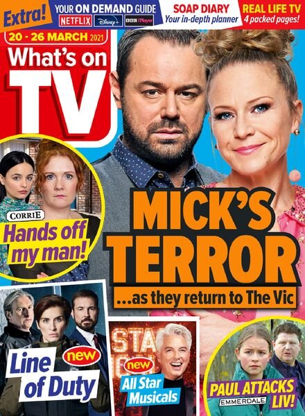 What’s on TV – 20 March 2021 Cover