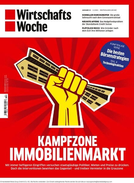 Wirtschaftswoche – 01 April 2021 Cover