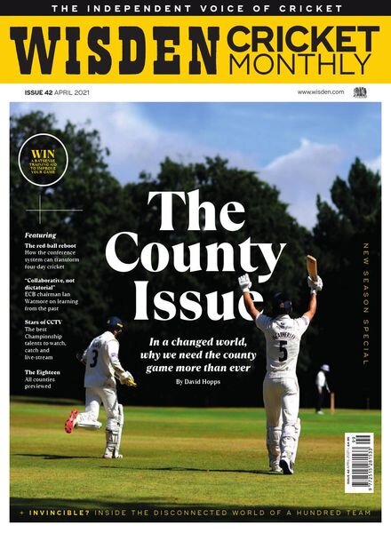 Wisden Cricket Monthly – Issue 42 – April 2021 Cover