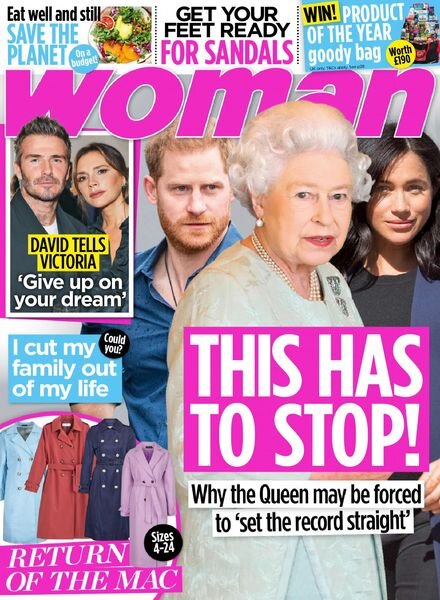 Woman UK – 05 April 2021 Cover