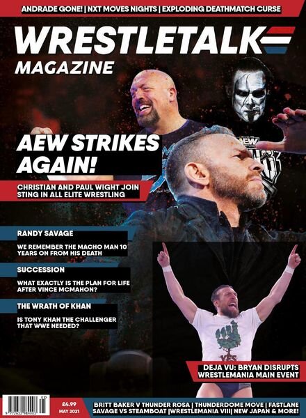 Wrestletalk Magazine – Issue 29 – May 2021 Cover