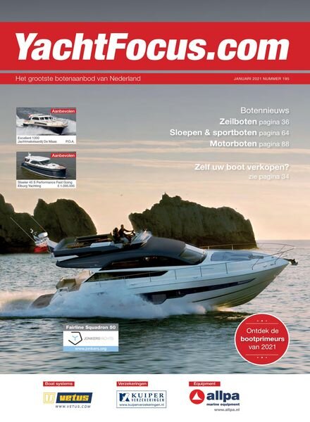 YachtFocus Magazine – 14 januari 2021 Cover