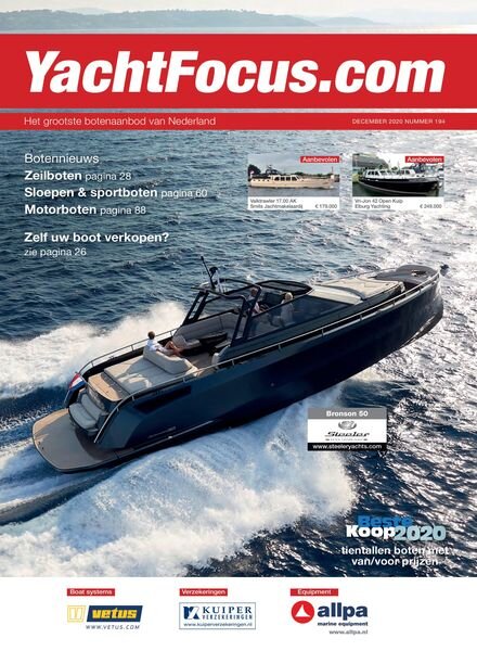 YachtFocus Magazine – november 2020 Cover