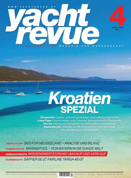 Yachtrevue – 02 April 2021 Cover