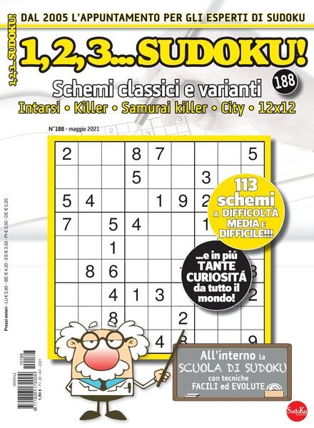 123 Sudoku – maggio 2021 Cover
