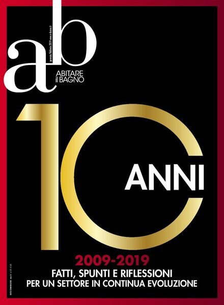 Abitare il bagno – Gennaio-Febbraio 2019 Cover