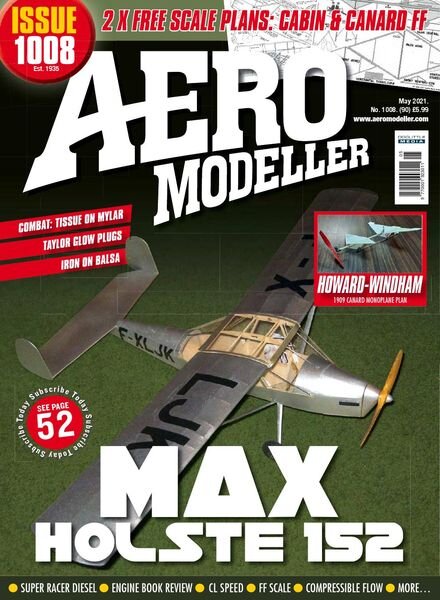 Aeromodeller – Issue 1008 – May 2021 Cover