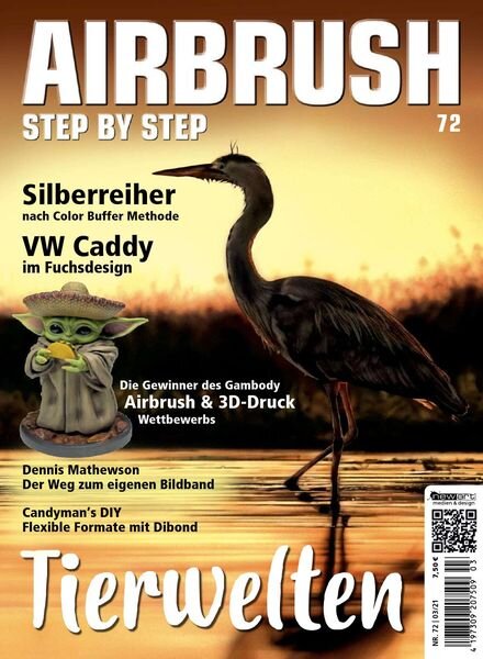 Airbrush Step by Step German Edition – April 2021 Cover