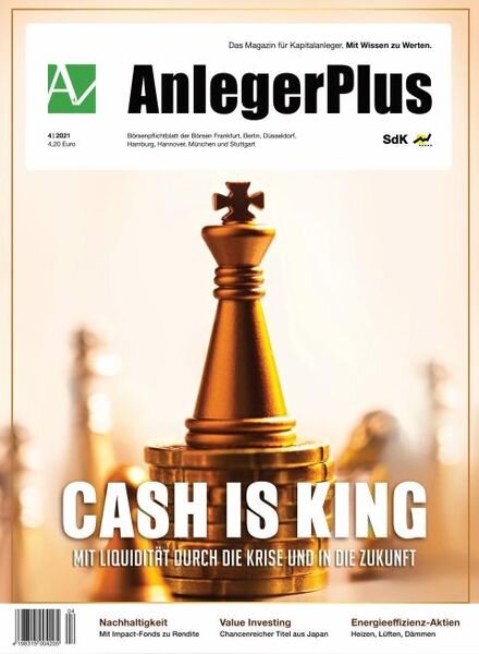 AnlegerPlus – Mai 2021 Cover