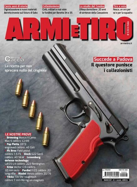 Armi e Tiro – maggio 2021 Cover