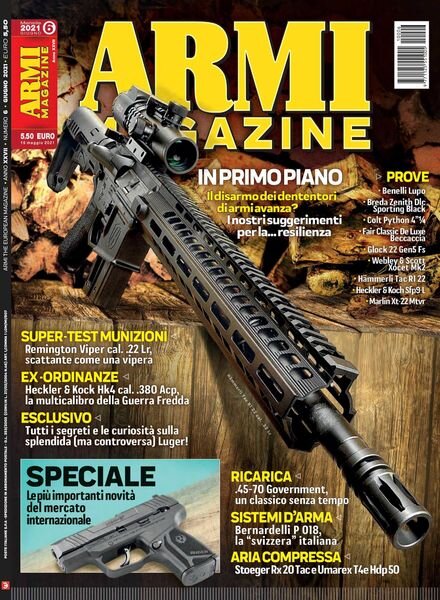 Armi Magazine – giugno 2021 Cover