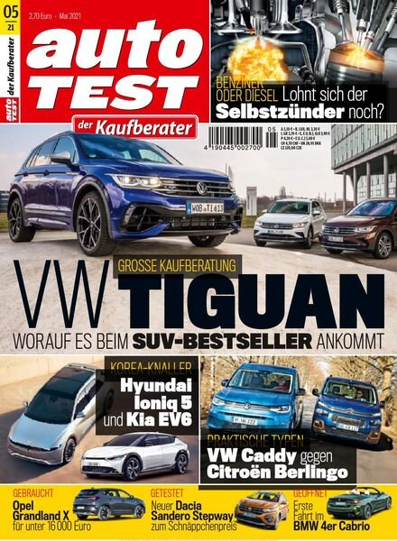 Auto Test Germany – Mai 2021 Cover