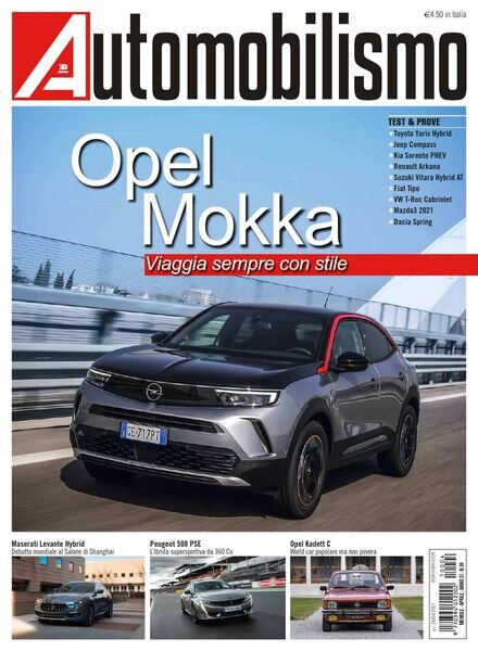 Automobilismo – Aprile 2021 Cover
