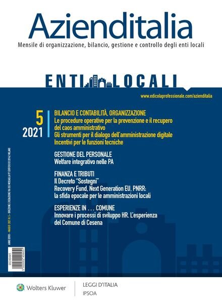 Azienditalia – Maggio 2021 Cover