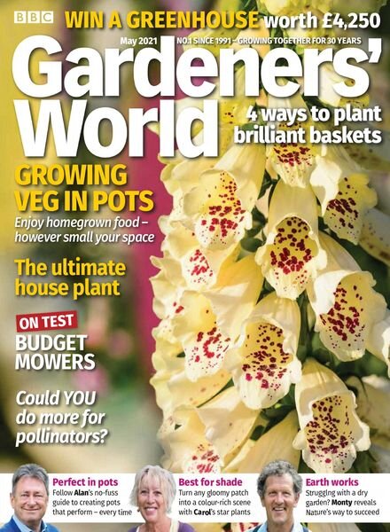 BBC Gardeners’ World – May 2021 Cover