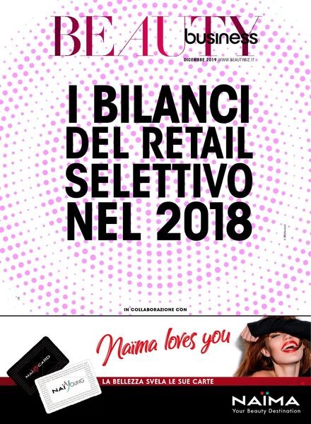 Beauty Business – Speciale Bilanci 2018 – Dicembre 2019 Cover
