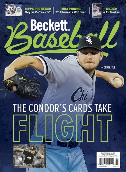 Beckett Baseball – August 2016 Cover