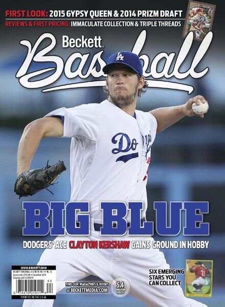 Beckett Baseball – December 2014 Cover