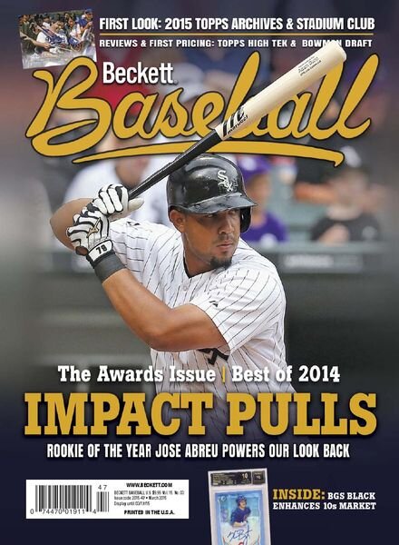 Beckett Baseball – March 2015 Cover