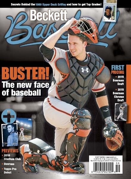 Beckett Baseball – March 2016 Cover