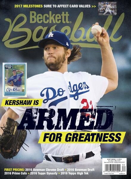 Beckett Baseball – March 2017 Cover