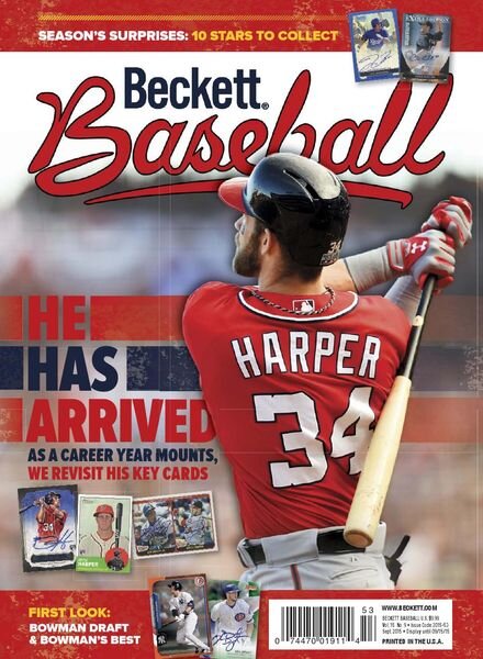 Beckett Baseball – September 2015 Cover