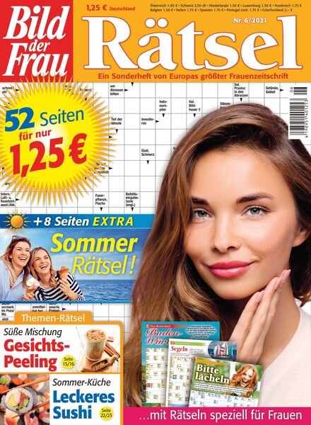 Bild der Frau Ratsel – Juni 2021 Cover