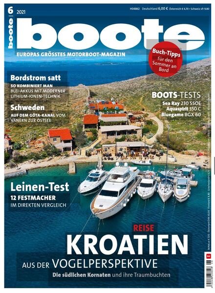 Boote – Juni 2021 Cover