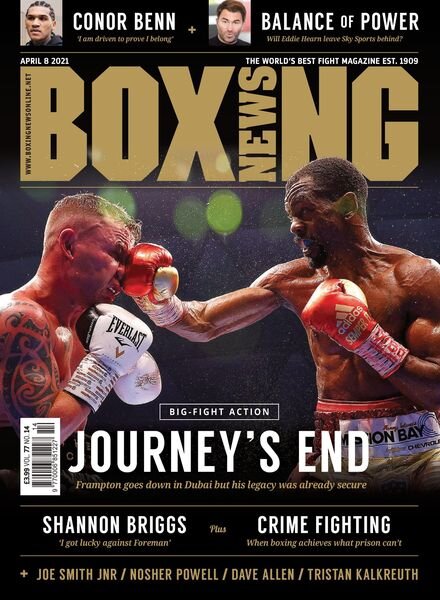 Boxing News – 08 April 2021 Cover