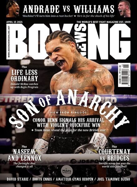 Boxing News – 15 April 2021 Cover
